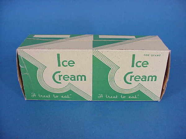 US WWII, Ice Cream card board box, rare, empty, very good condition