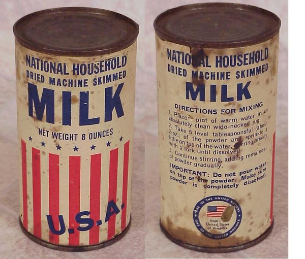 US WWII, Milk Dryed National Household, good condition
