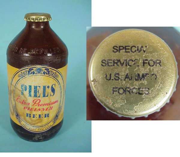 US WWII, Bottle Beer Piel´s, very rare, good condition