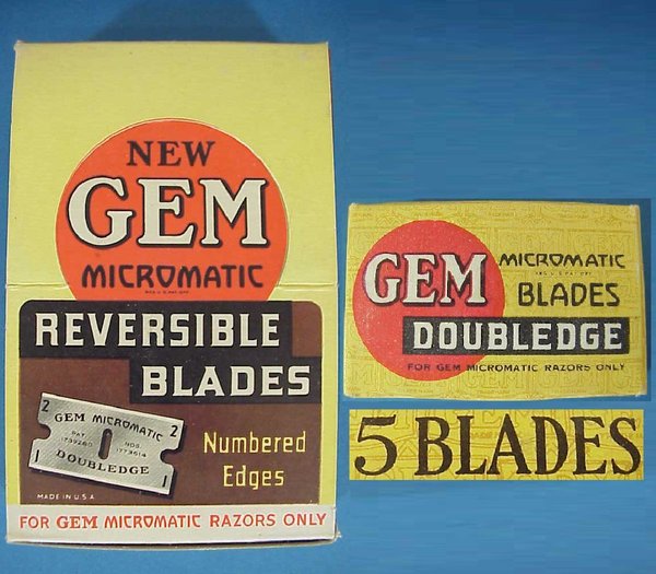 US WWII, Razor Blades Display GEM, very good condition