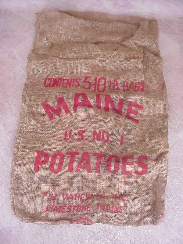 US WWII, Sack Potatoes F.H. Fahlsing, very good condition