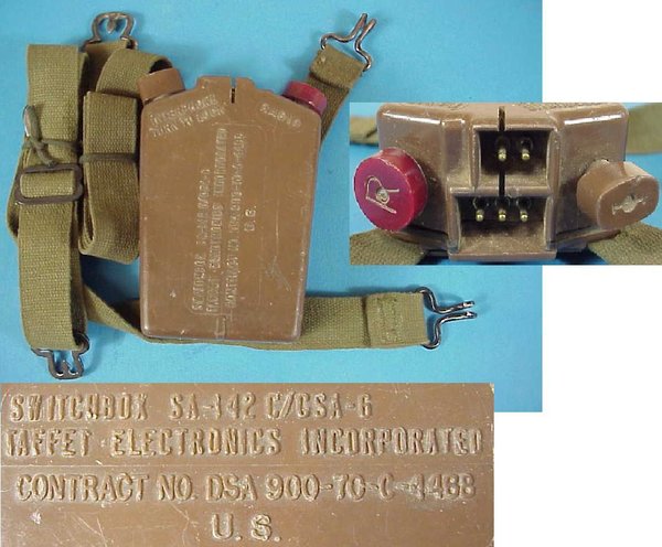 US WWII, Telephone Switchbox SA-142 C GSA 6 OD, good condition