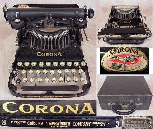 US WWII, Typewriter Corona 001, very good condition