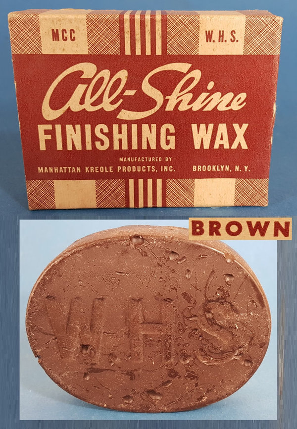 US WWII, Shoe Polish All Shine W.H.S 002, very good condition