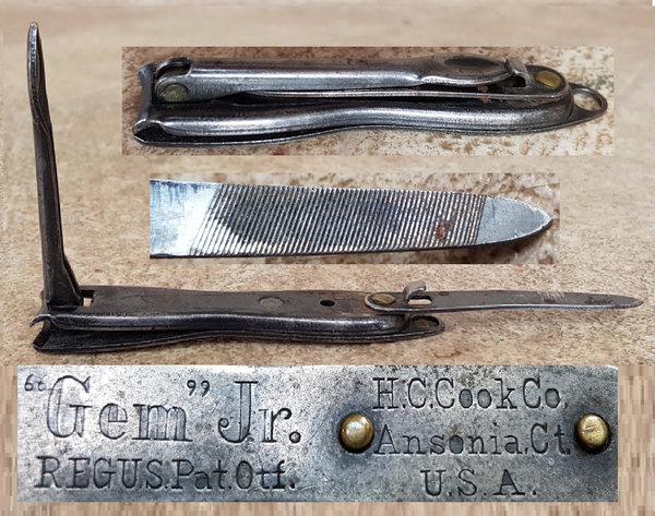 US WWII, Nail Clipper Gem Jr., very good condition
