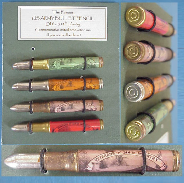 US WWII, Bullet Pencils US Army Small , very good condition