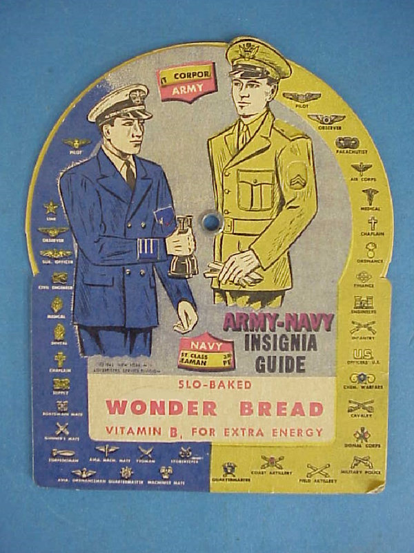 US WWII, Insingia Guide Army Navy, very good condition