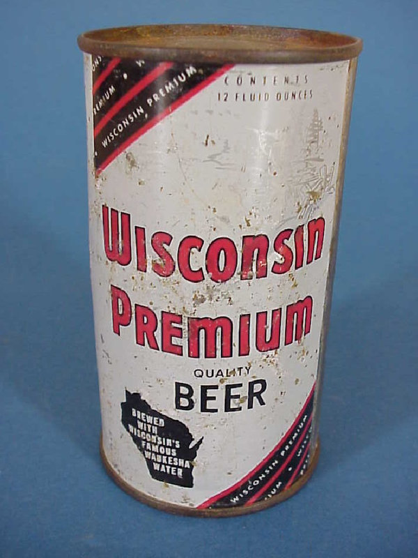 US WWII, Can Beer Wisconsin Premium, empty, condition see picture