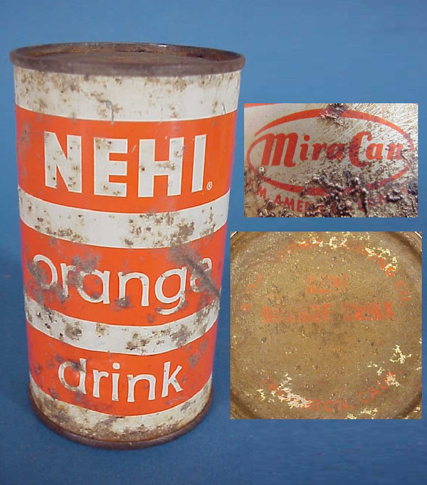 US WWII, Can Soda Nehi Orange, empty, condition see picture