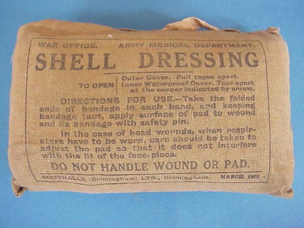 US WWII, Shell Dressing Birmingham, very good condition