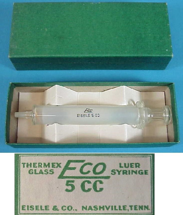US WWII, Syringe 5cc Eco Luer, very good condition