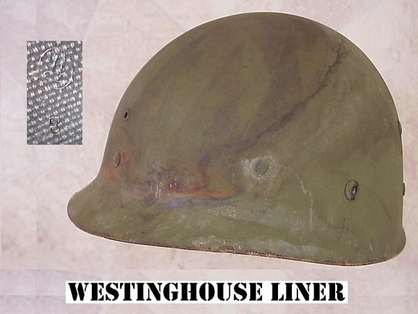 US WWII, Helmet Liner M1 Westinghouse, condition see picture