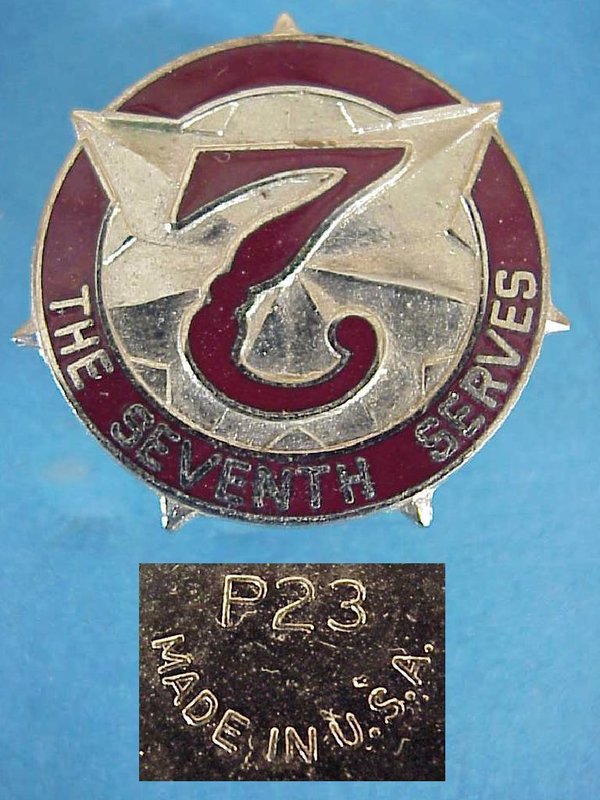 US WWII Crest 7th Medical Command 02