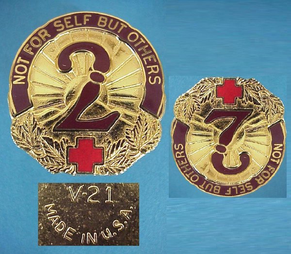 US WWII Crest 7th Medical Command 01