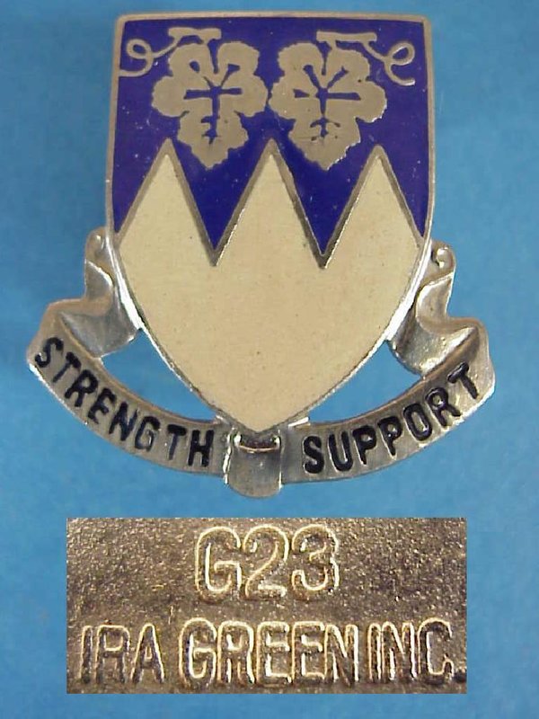 US WWII Crest 13th Support Batallion 01