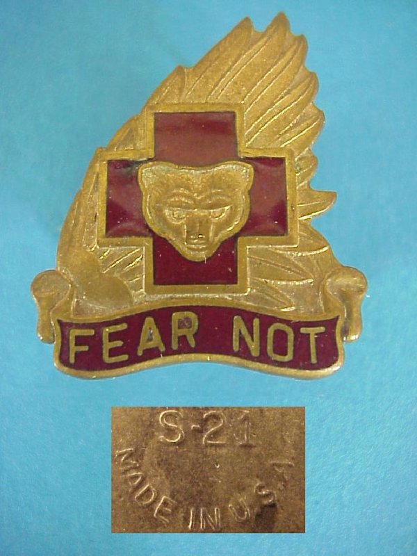 US WWII Crest 21th Combat Support Hospital