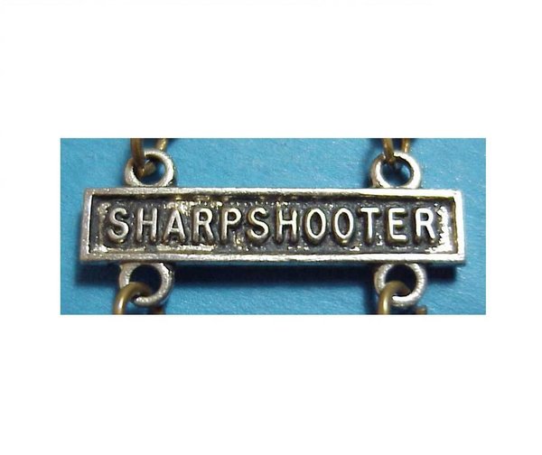 US WWII Badge Shield Bar Sharpshooter 02