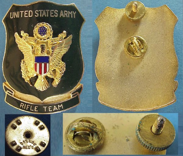 US WWII Badge U.S Army Rifle Team