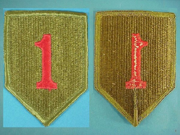 US WWII 1st Infantry Division Patch 01
