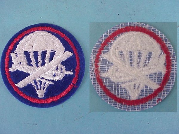 US WWII Patch Airborne personal Cap 