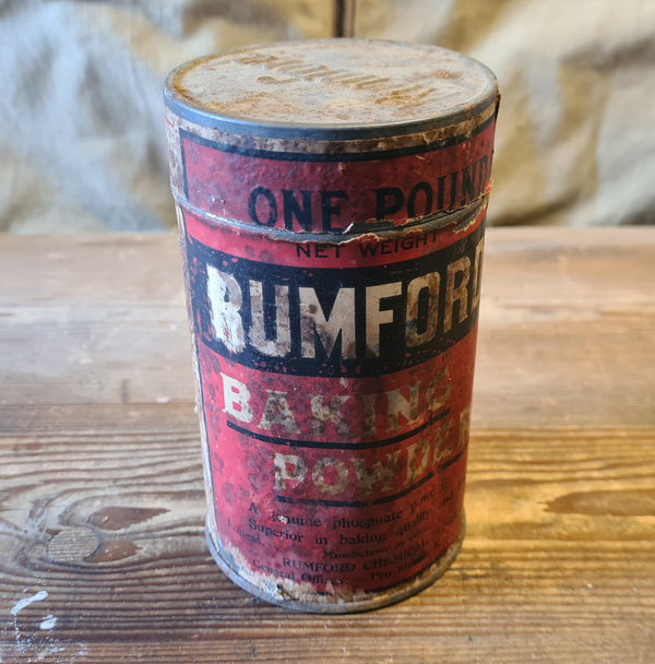 U.S. WWII Tin Rumford Baking Powder in good Condition