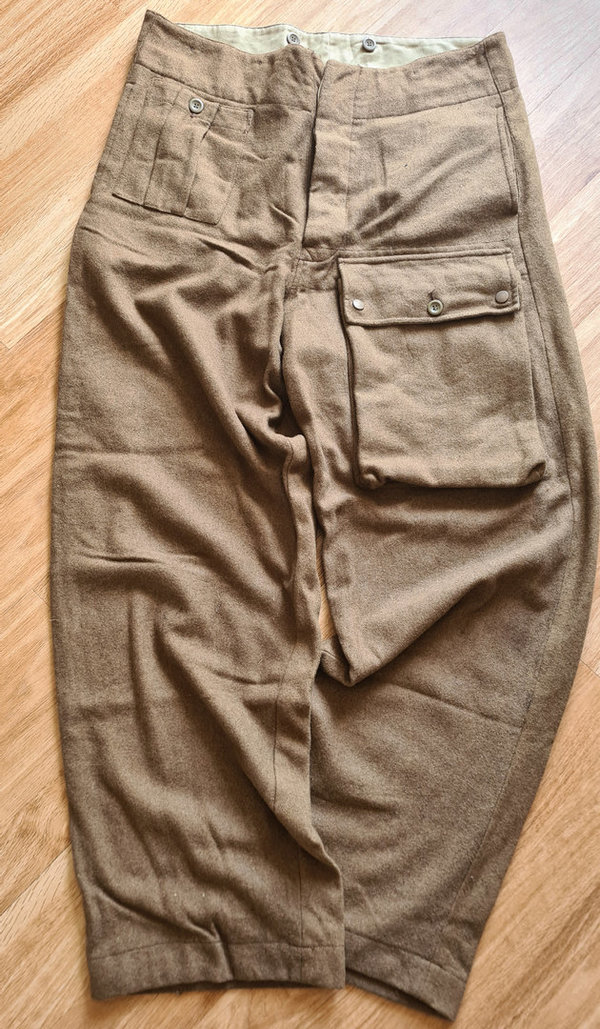 British WWII Paratrooper Wool Trouser Very good Repro in Top Mint Condition ! Size Large