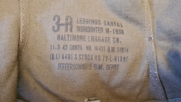U.S. WWII Leggins M-1938 original in good Condition. Size 3R #2