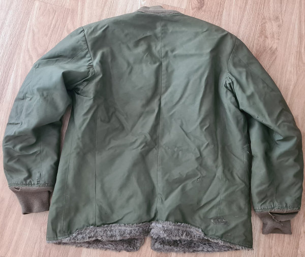 U.S. WWII Liner for Field Jacket M-1943 in good Condition. Buttons missing. Its Size 38R