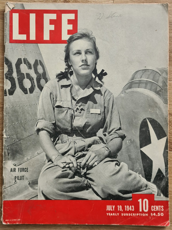 U.S. WWII Life Magazine in excellent Condition . Dated July the 19th 1943 with 108 Sides