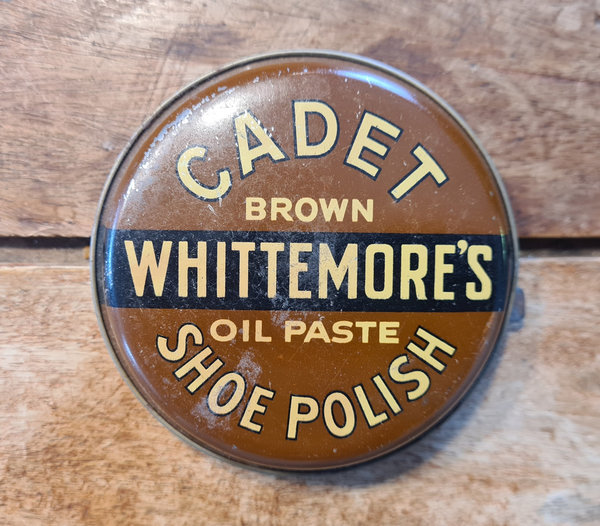 U.S. WWII original Cadet Shoe Polish in mint nice condition and unopened full