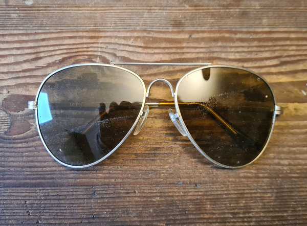 U.S. WW2 Sunglasses original USAAF in Ray-Ban Style with brown glasses in really good condition