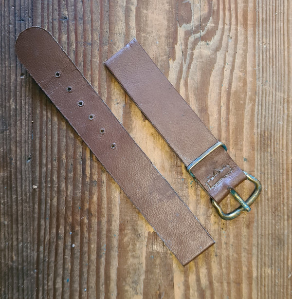 U.S. WWII Officer's Wristwatch Leather Strap new unused N.O.S mint condition for wristwatches WW2