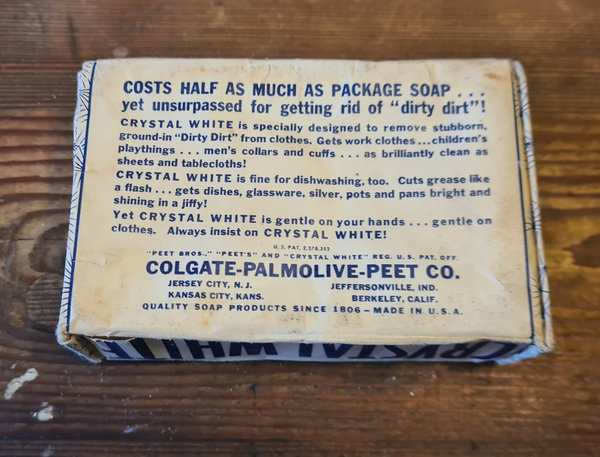 U.S. WWII original Soap Chrystal White Family in very good condition