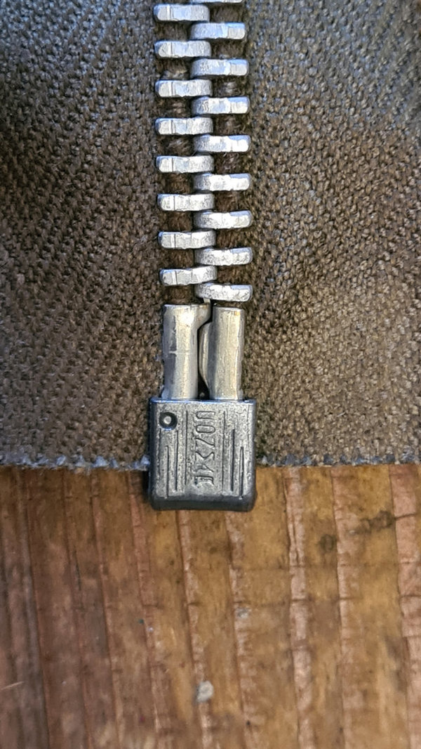 U.S. WWII original Zipper Conmar 20cm lenght in good Condition