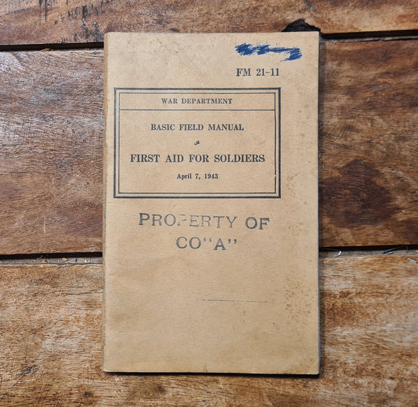 U.S. WWII original Field Manual War Department # FM 21 - 11 in absolutely top condition