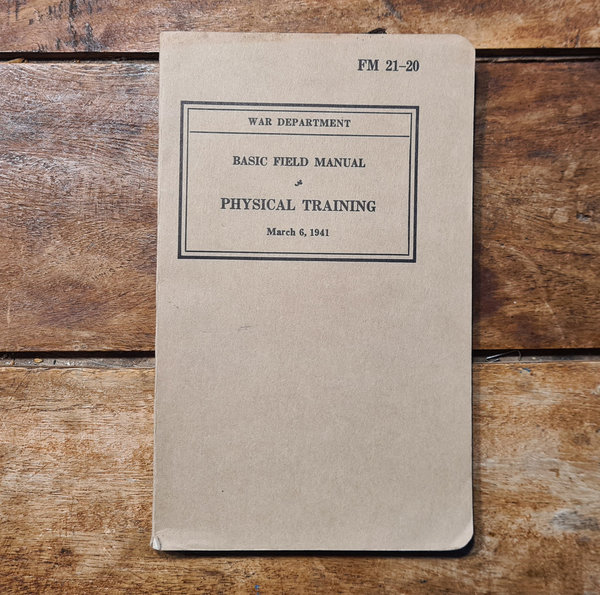 U.S. WWII original Field Manual War Department # FM 21 - 20 in absolutely top condition
