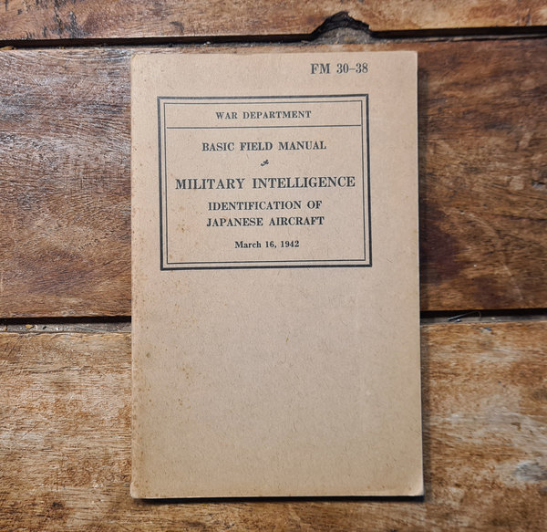 U.S. WWII original Field Manual War Department # FM 30 - 38 in absolutely top condition