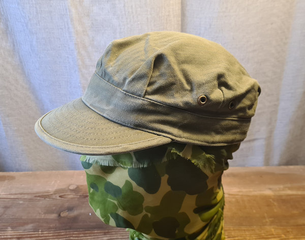 U.S. WWII Style WAC Womens HBT Service Cap in very good condition. Size 56/ small