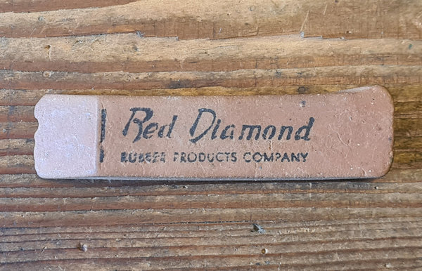 U.S. WWII original Red Diamond Eraser in very good conditition