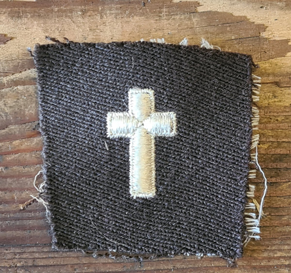 U.S. WWII original Rank Patch Cloth for Chaplain in mint condition .