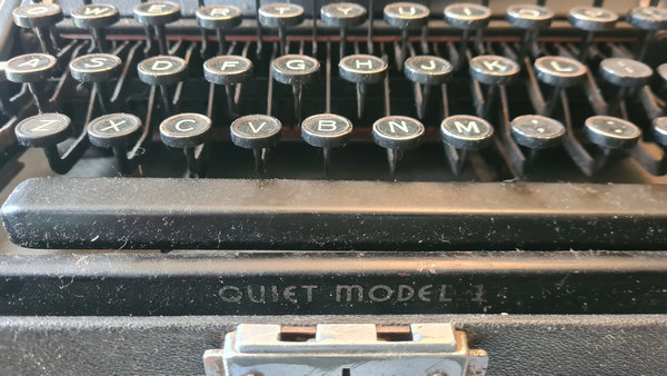 U.S. WWII Era original Remington Typewriter Model Quiet 1 produced from 1940 - 1942 .