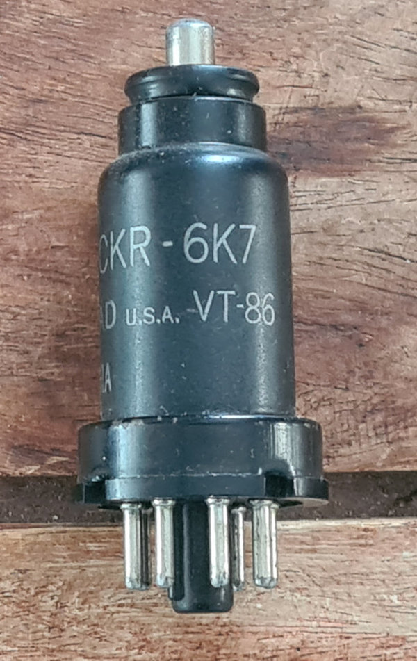 U.S. WWII Radio Rectifier Tube Jan-CRK-6K7 VT86 in good condition