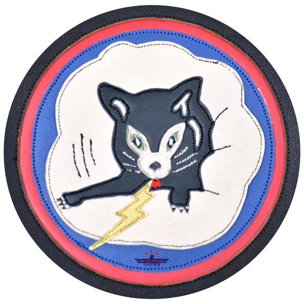 Fivestar Leather - 5 Fighter Sq Leather Patch