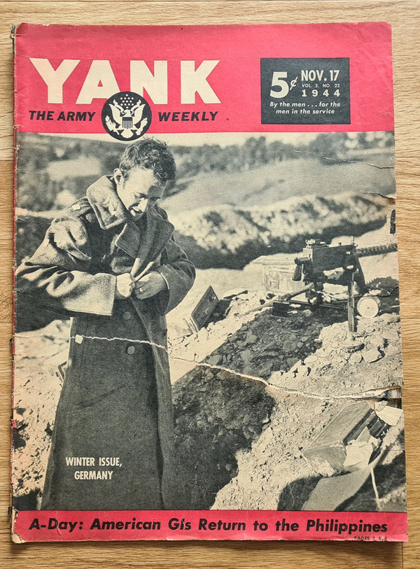 U.S. WWII Yank Magazine in very good Condition. Dated November the 17th 1944.