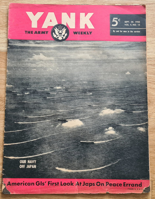 U.S. WWII Yank Magazine in very good Condition. Dated September the 28th 1945
