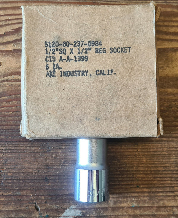 U.S. Army genuine Socket 1/2 Zoll in mint unused condition
